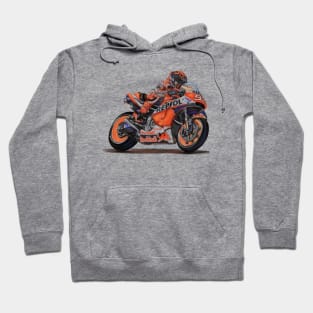 Drawing/Sketching MotoGP Team No 93 Hoodie